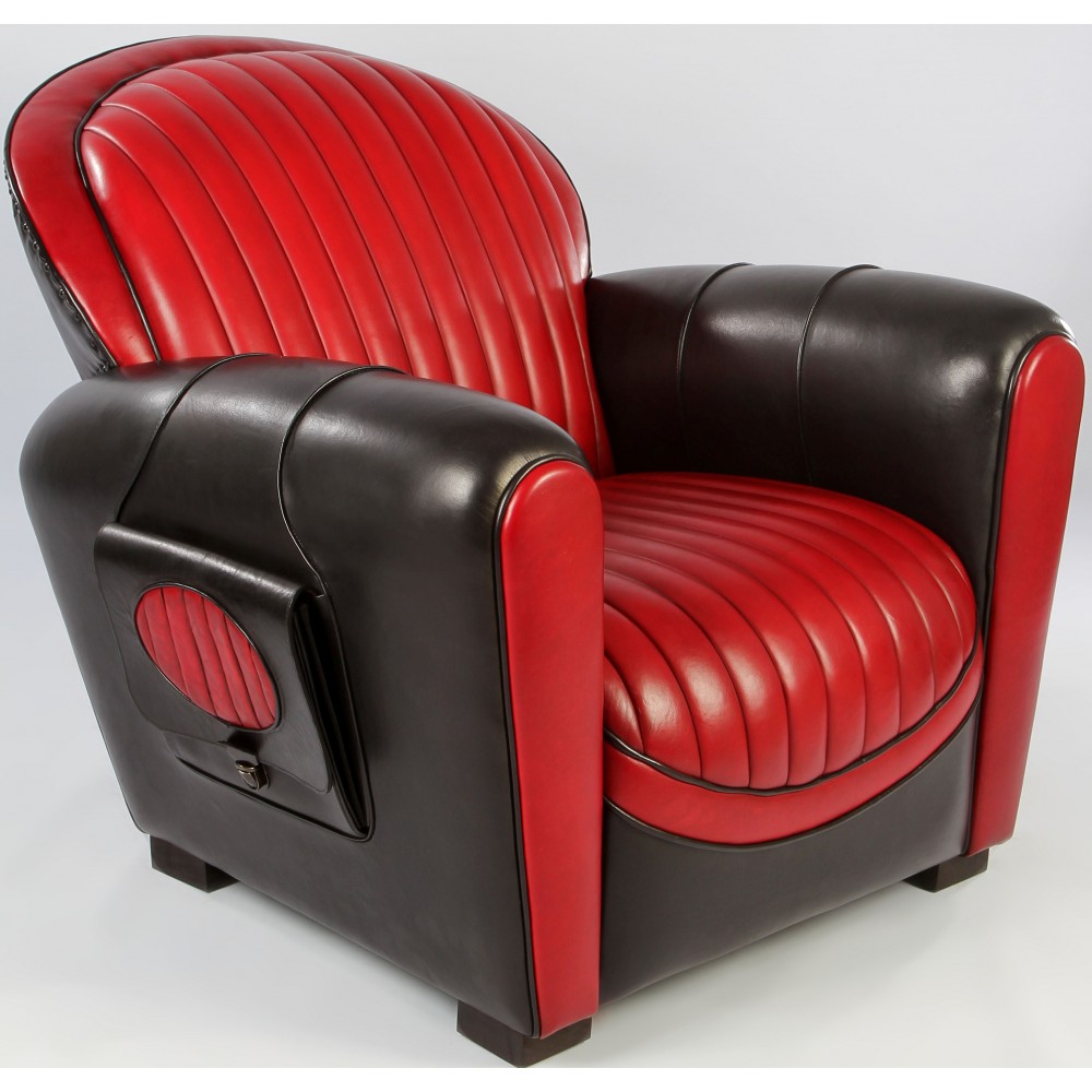 armchair-bentley-front-view-color-rouge-et-noir-fauteuil-club-montreal